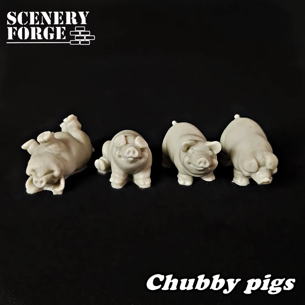 Chubby pigs – RESIN