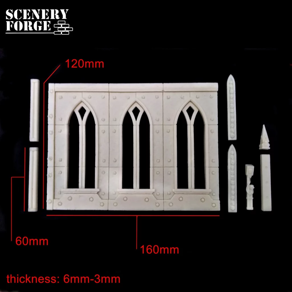 Gothic Sc-Fi Door & walls R71