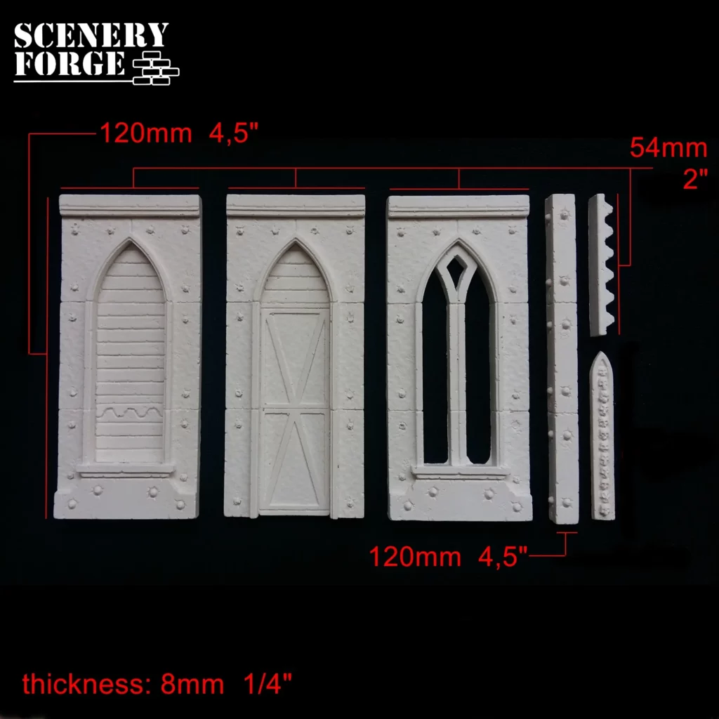 Speed mould – Gothic pieces